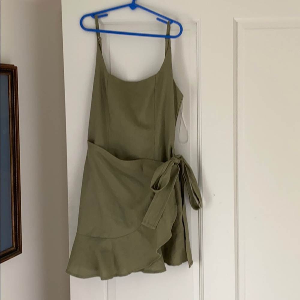 mini wrap dress